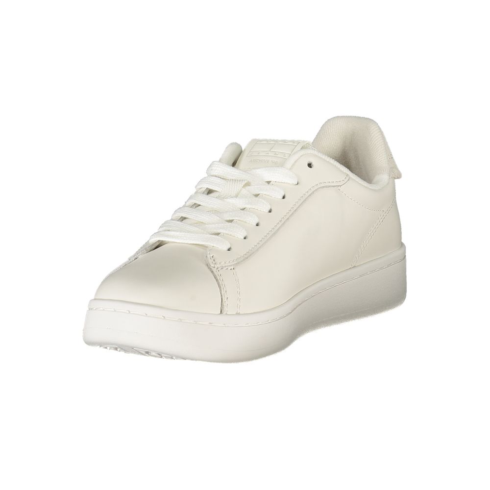 Tommy Hilfiger Bianco Polyuretan Dame Sneaker
