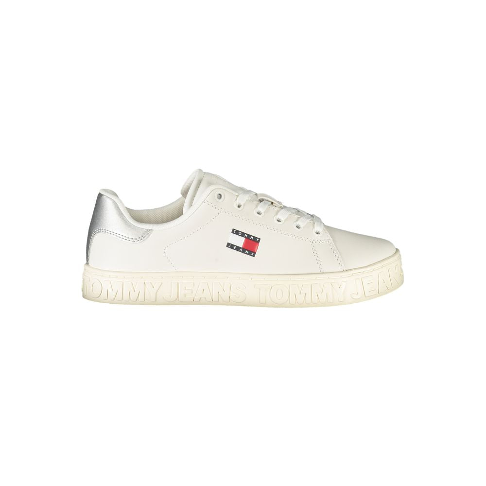 Tommy Hilfiger Bianco Polyuretan Dame Sneaker
