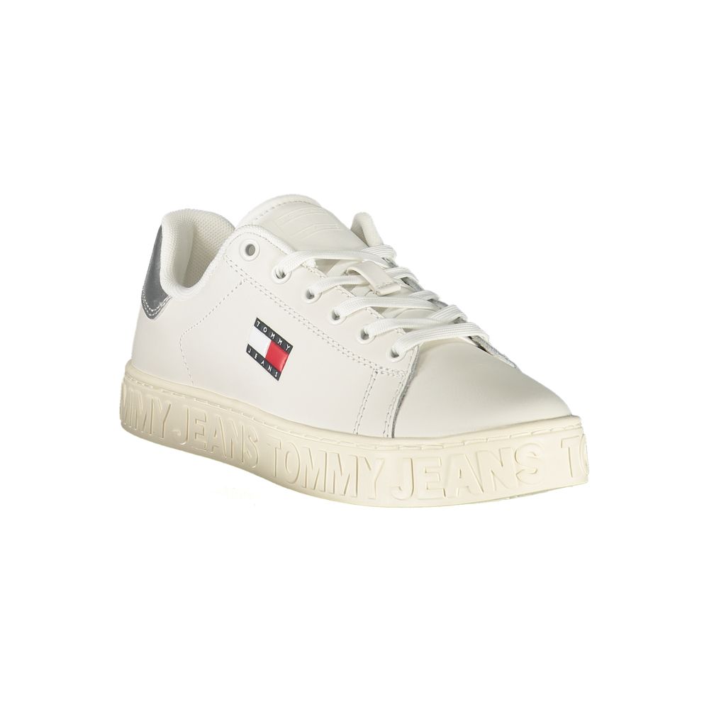 Tommy Hilfiger Bianco Polyuretan Dame Sneaker