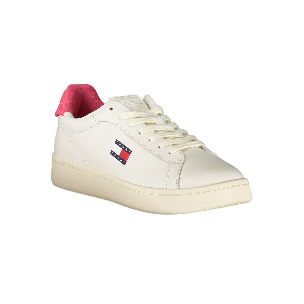 Tommy Hilfiger Bianco Polyuretan Dame Sneaker