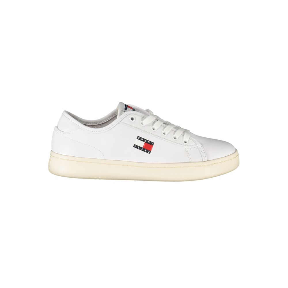 Tommy Hilfiger Bianco Polyuretan Dame Sneaker