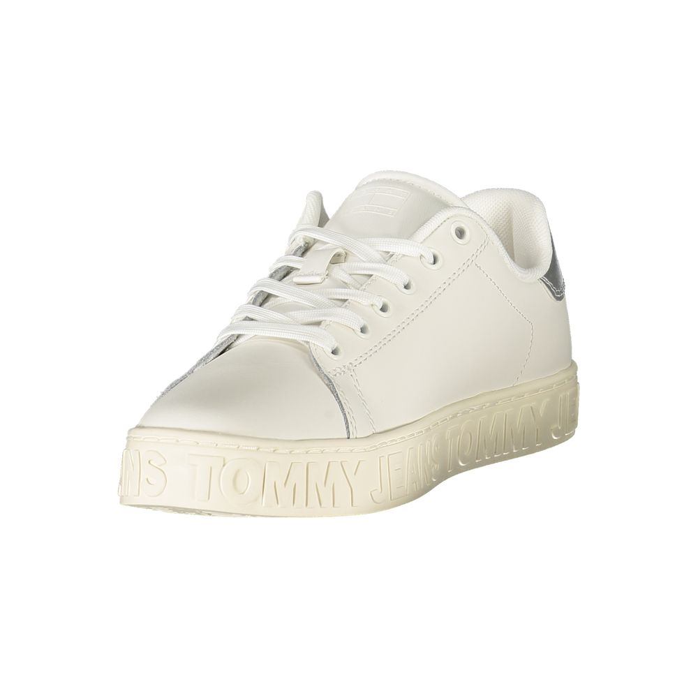 Tommy Hilfiger Bianco Polyuretan Dame Sneaker