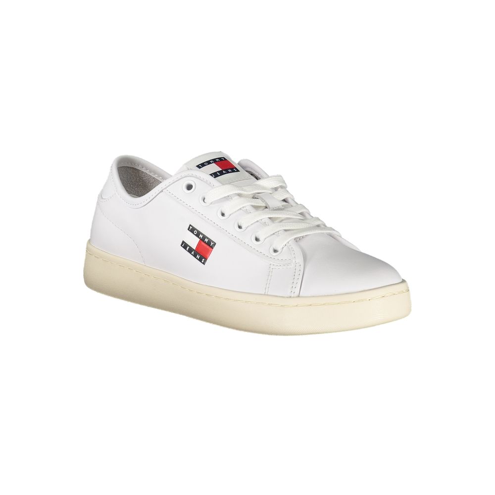 Tommy Hilfiger Bianco Polyuretan Dame Sneaker