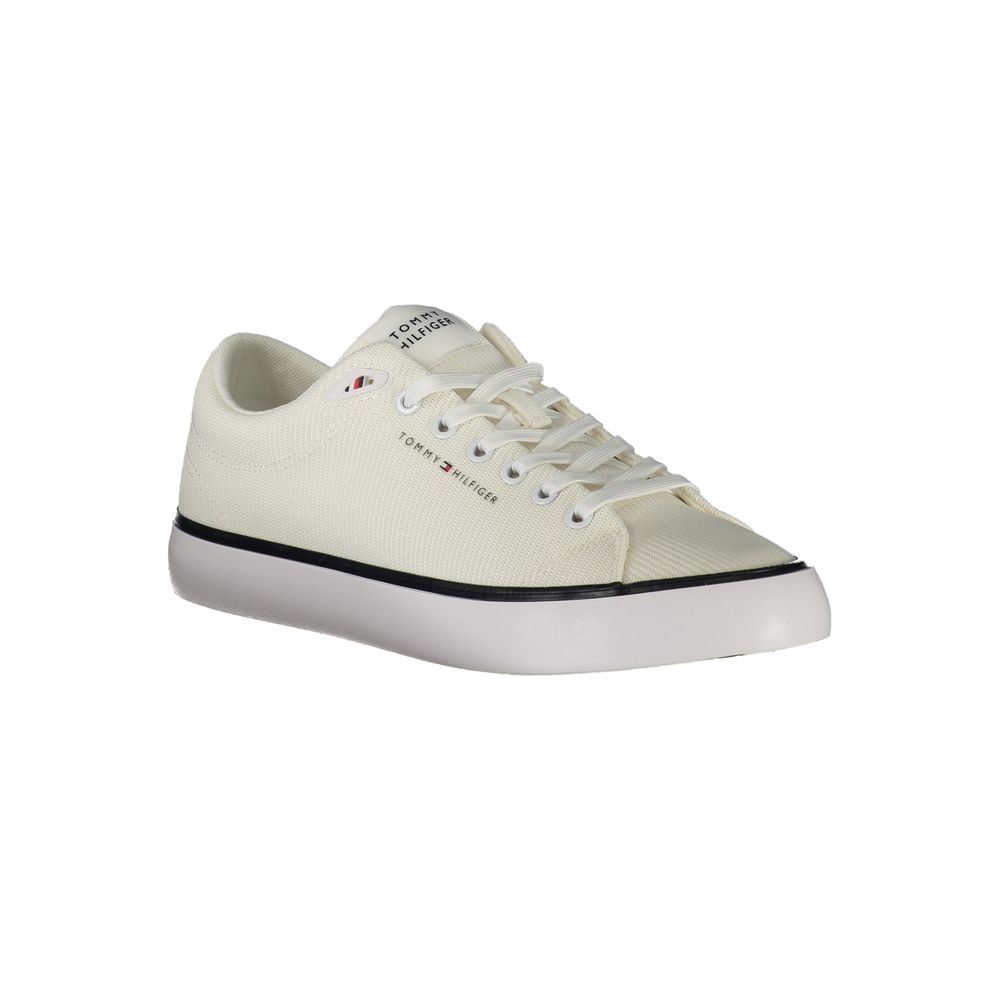 Tommy Hilfiger Bianco Polyester sneakers for menn
