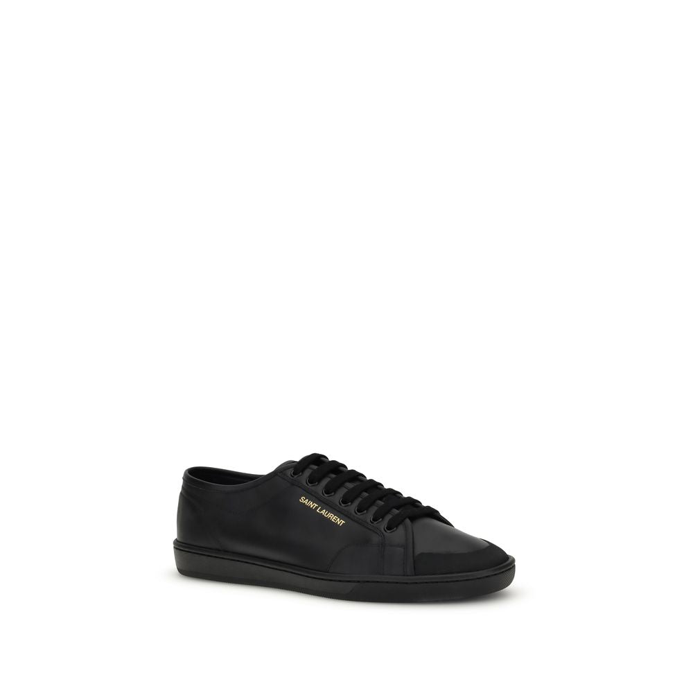 Saint Laurent Sorte Kalveskinn Bos Taurus Joggesko