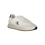 Calvin Klein hvite polyester herresneaker