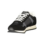 Tommy Hilfiger Svarte Polyuretan Herresneakers