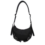 Givenchy svart nylon crossbody-veske