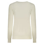 Guess Jeans Bianco Viscosa Women's Long-Sleeved T-Shirt