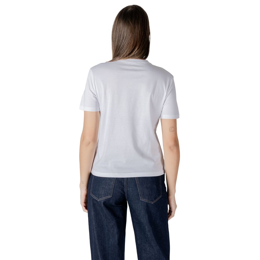 Calvin Klein Jeans Hvit T-skjorte i bomull