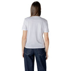 Calvin Klein Jeans Hvit T-skjorte i bomull