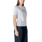 Calvin Klein Jeans Hvit T-skjorte i bomull