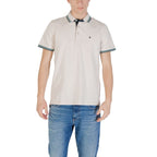 Jack Jones beige bomullspikétrøye