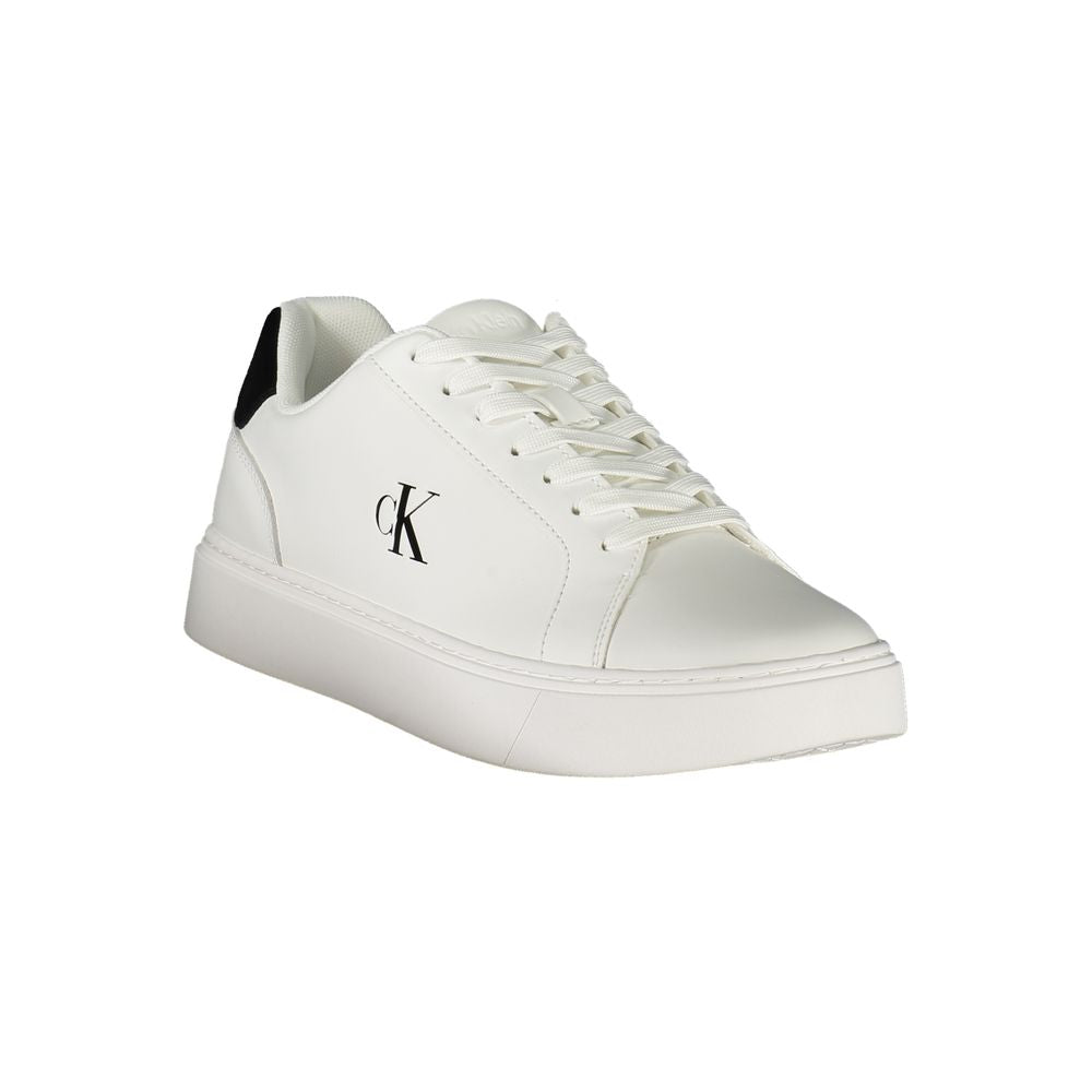 Calvin Klein Bianco Polyurethane Menn Sneaker