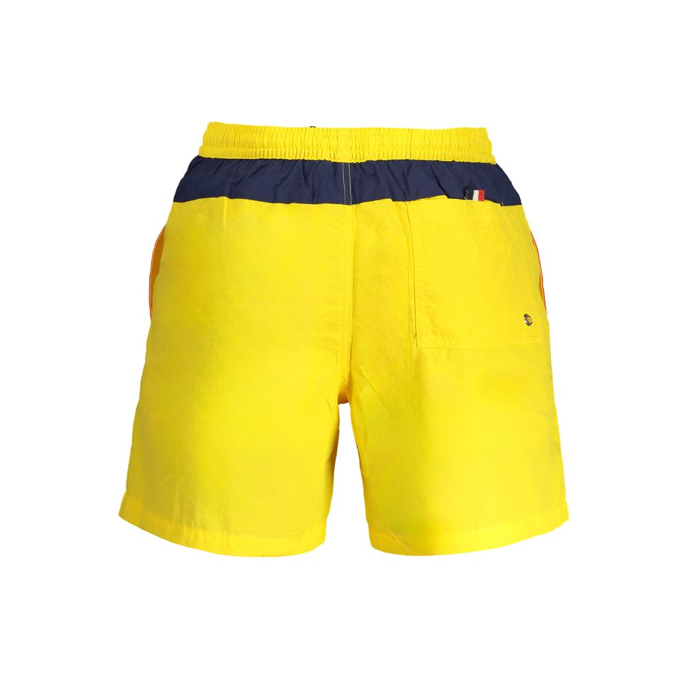 Norge 1963 Giallo Polyester Boxer Badeshorts for Menn