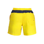 Norge 1963 Giallo Polyester Boxer Badeshorts for Menn