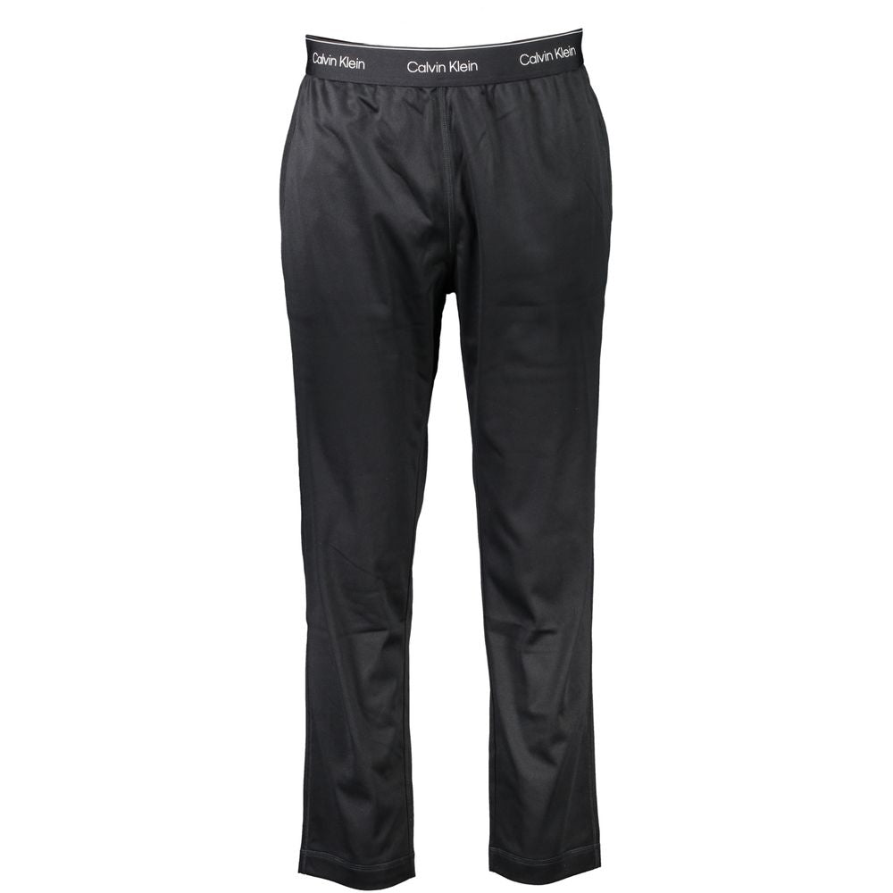 Calvin Klein svart polyester herre treningsbukse