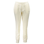 Guess Jeans hvit joggebukse i polyester til dame