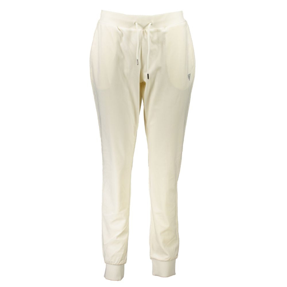 Guess Jeans hvit joggebukse i polyester til dame