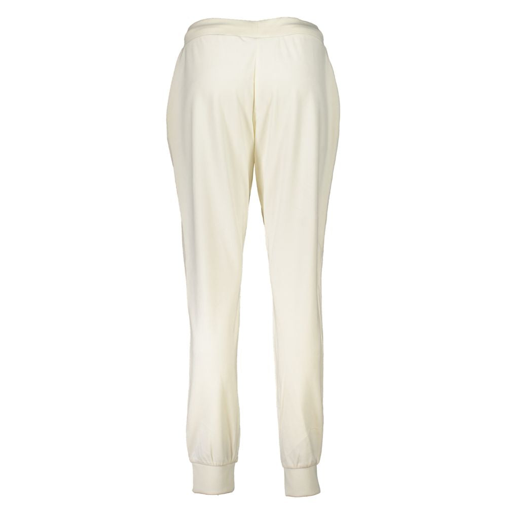 Guess Jeans hvit joggebukse i polyester til dame