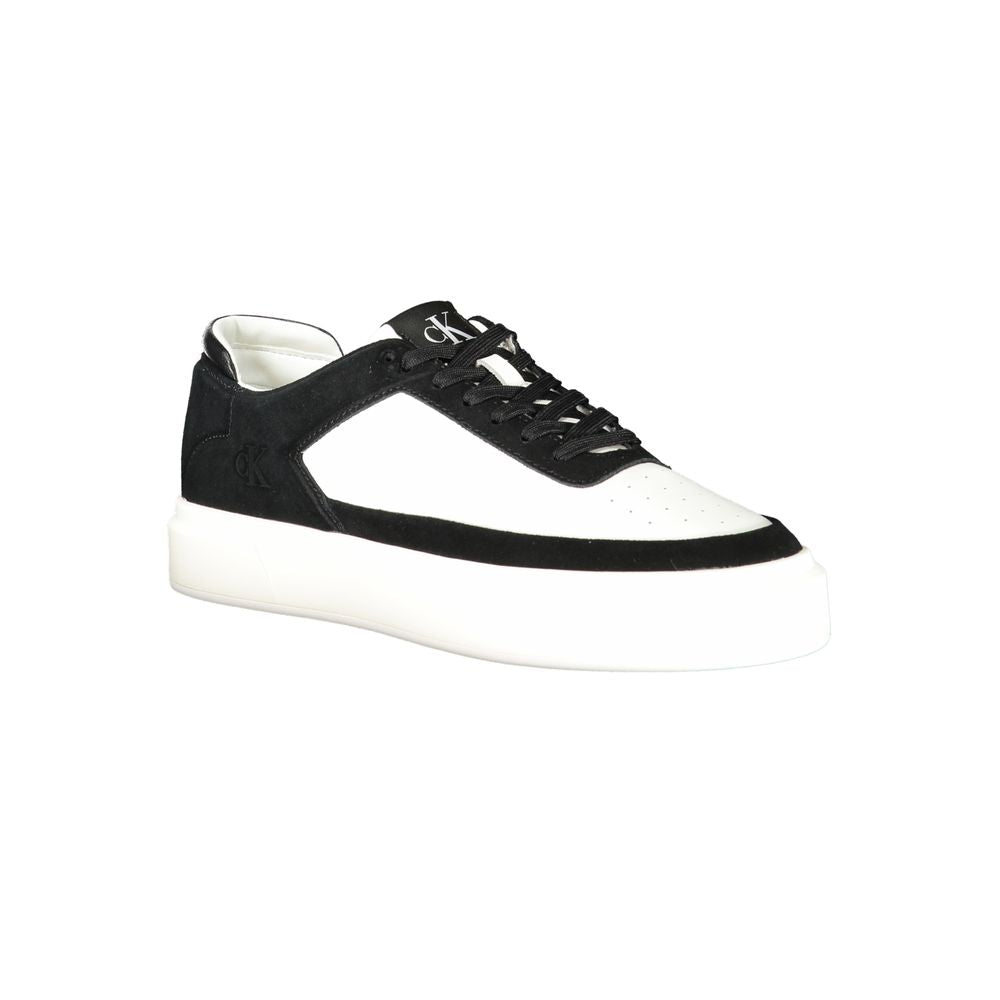 Calvin Klein Bianco Polyurethane Menn Sneaker