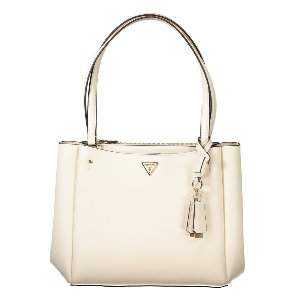 Guess Jeans Bianco Polyuretan Dameveske