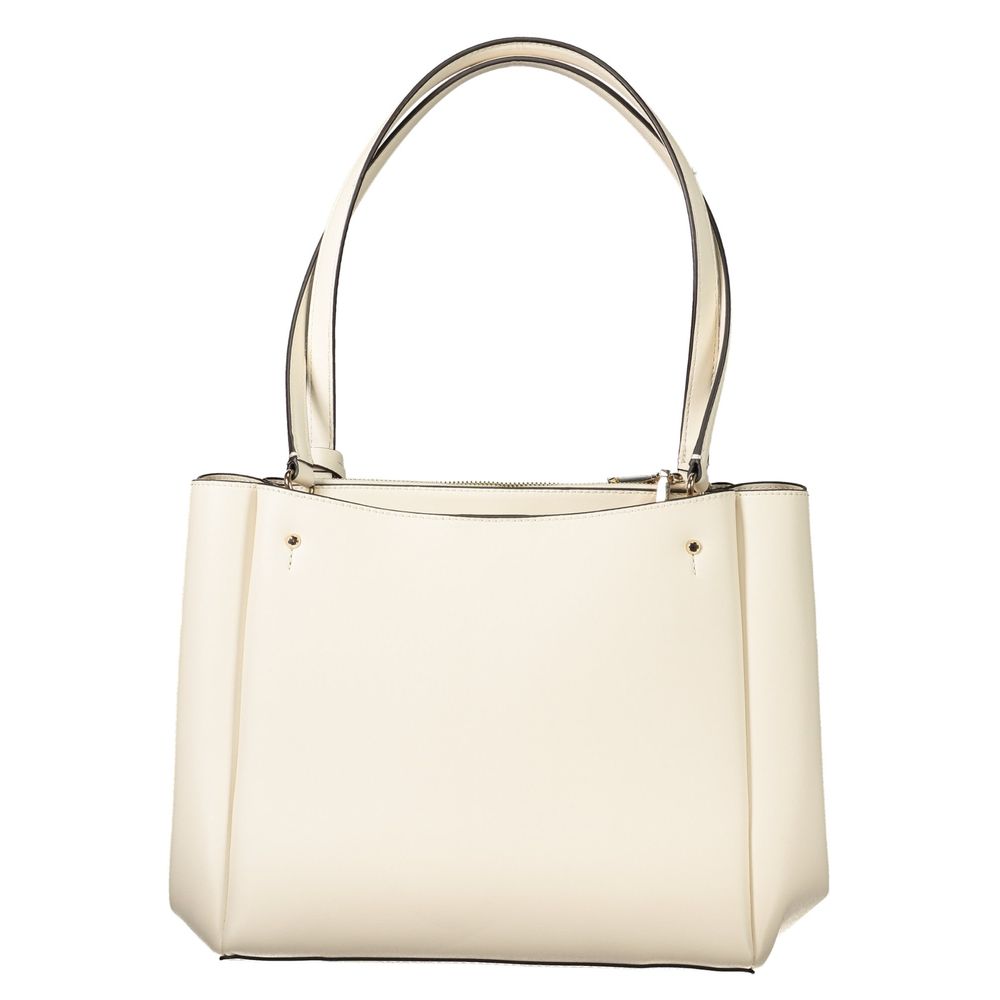 Guess Jeans Bianco Polyuretan Dameveske
