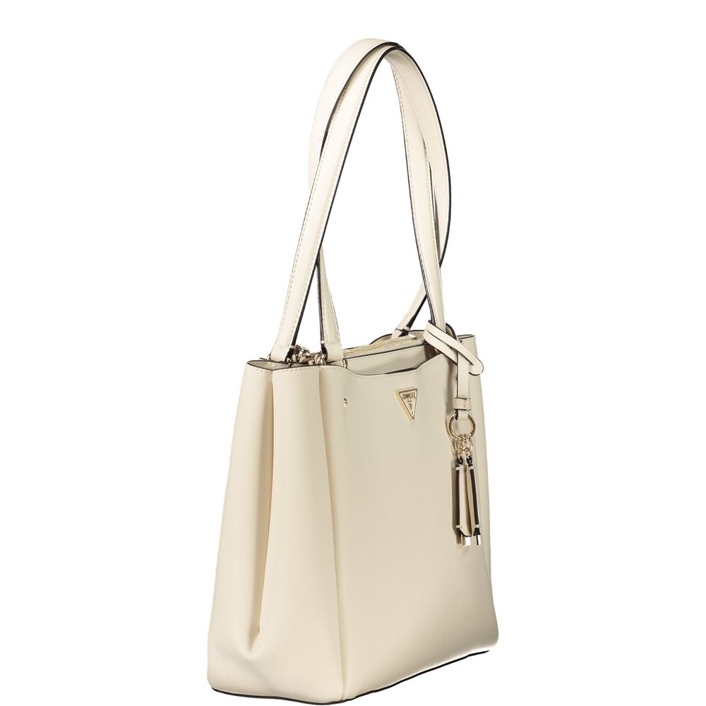 Guess Jeans Bianco Polyuretan Dameveske