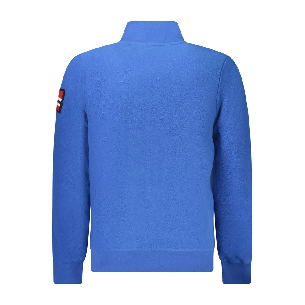 Norge 1963 Blå Polyester Genser for Menn
