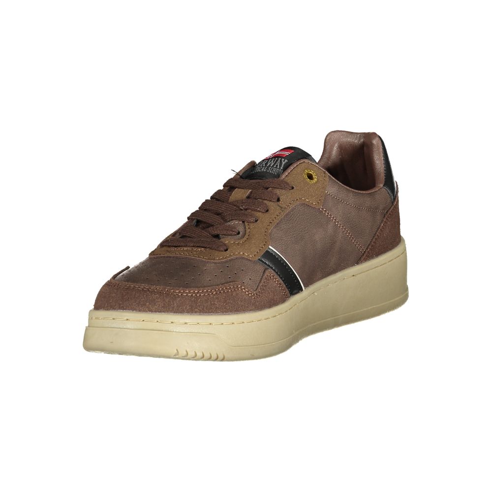 Norge 1963 Brun Polyuretan Herresneaker