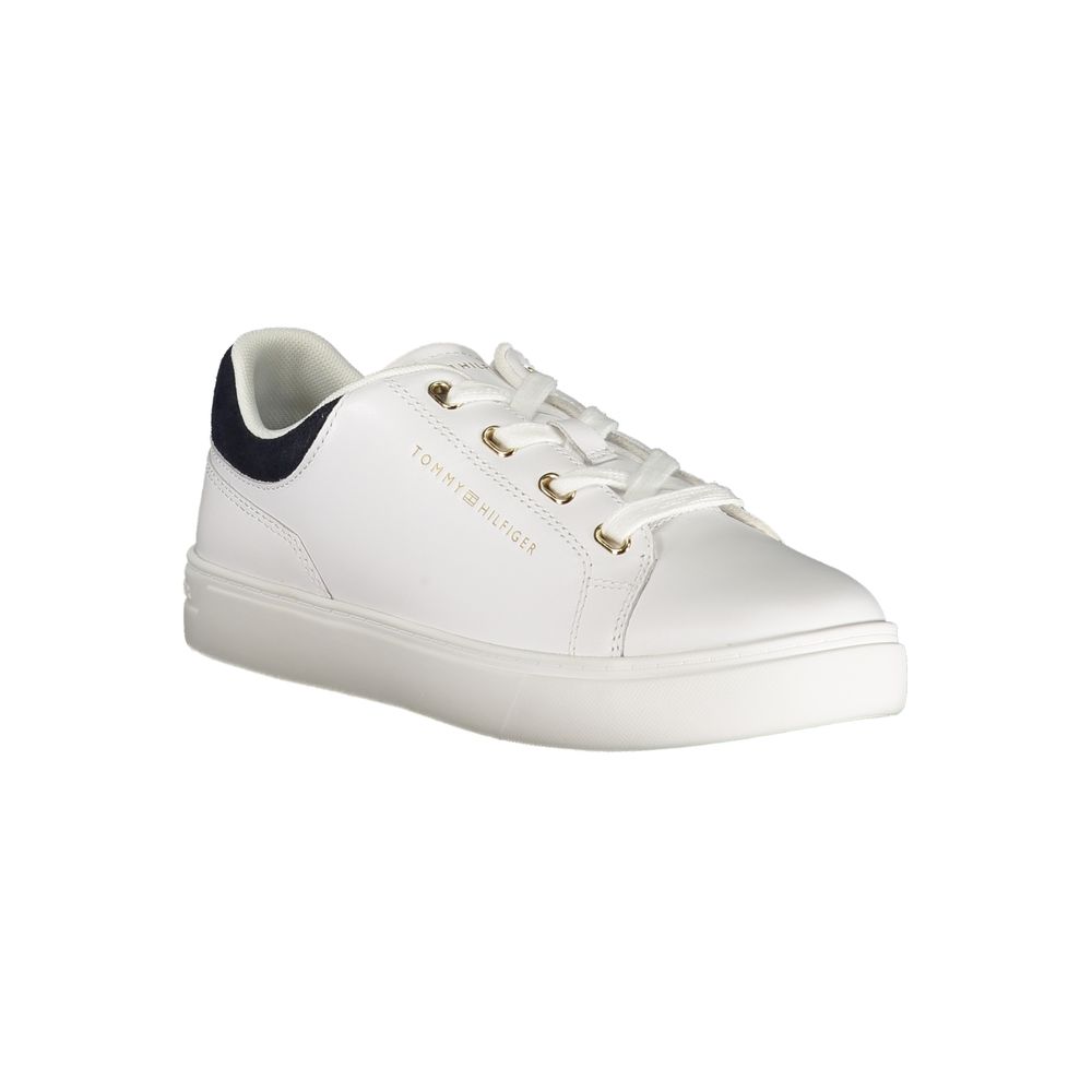 Tommy Hilfiger Bianco Polyuretan Dame Sneaker