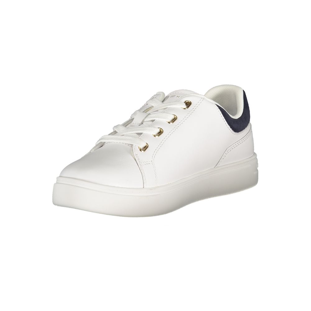 Tommy Hilfiger Bianco Polyuretan Dame Sneaker