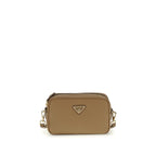 Prada Beige Kalveskinn Bos Taurus Skulderveske