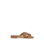 Prada Brune Kalveskinnsandaler Bos Taurus