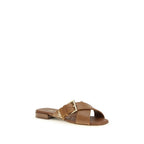 Prada Brune Kalveskinnsandaler Bos Taurus