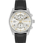 Hugo Boss svart skinnklokke