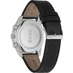 Hugo Boss svart skinnklokke