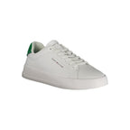 Tommy Hilfiger hvit herresneaker i polyuretan