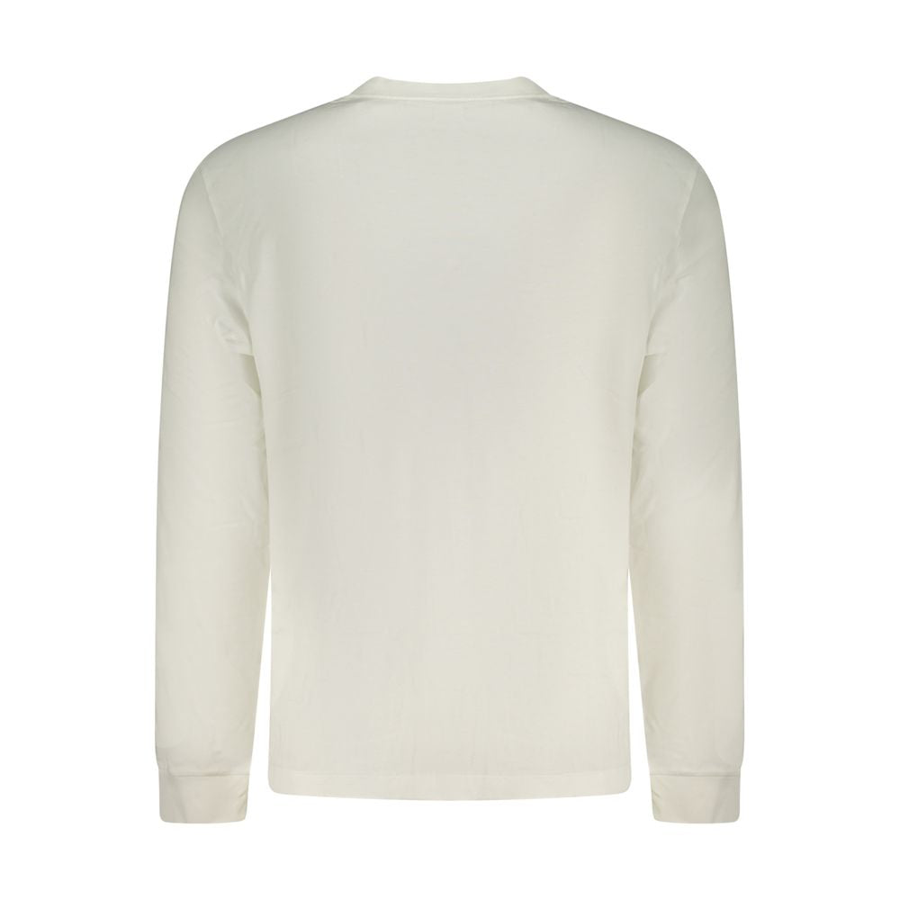 Calvin Klein hvit bomulls-T-skjorte for menn