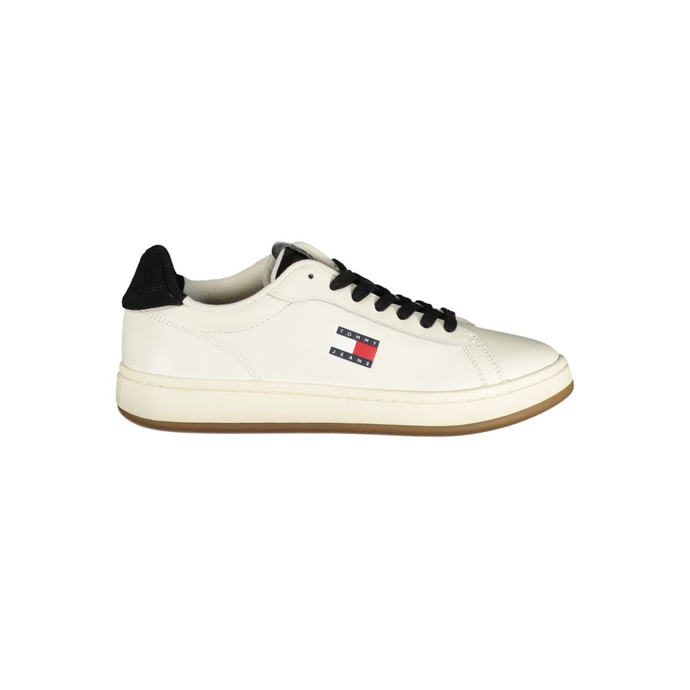 Tommy Hilfiger Hvit Polyuretan Dame Sneaker