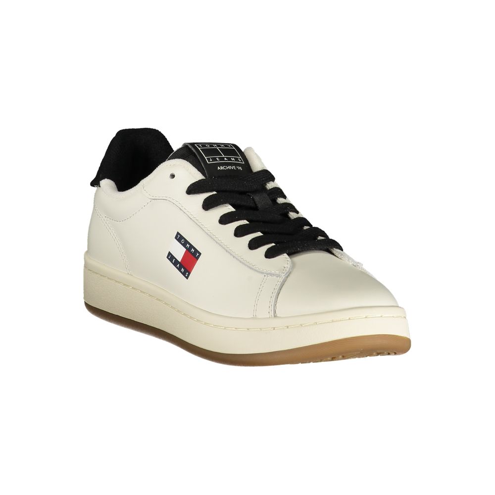 Tommy Hilfiger Hvit Polyuretan Dame Sneaker