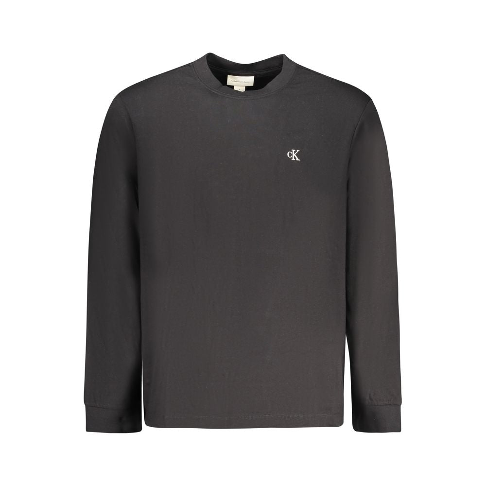Calvin Klein svart bomulls-T-skjorte for menn