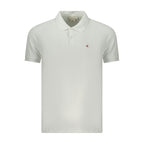 Calvin Klein Bianco bomullspoloskjorte for menn