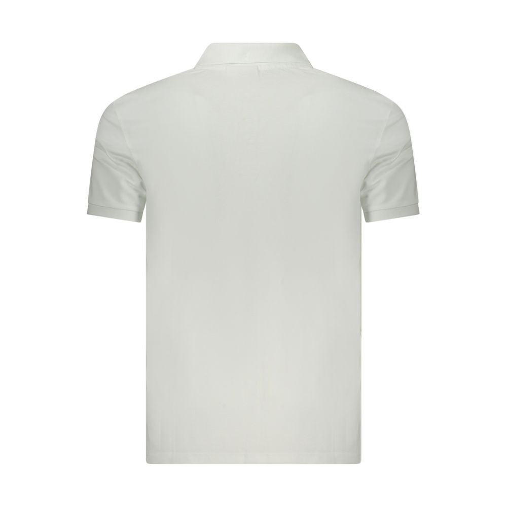 Calvin Klein Bianco bomullspoloskjorte for menn