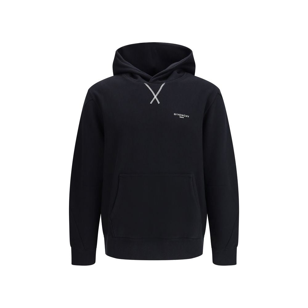 Givenchy svart bomull-hettegenser