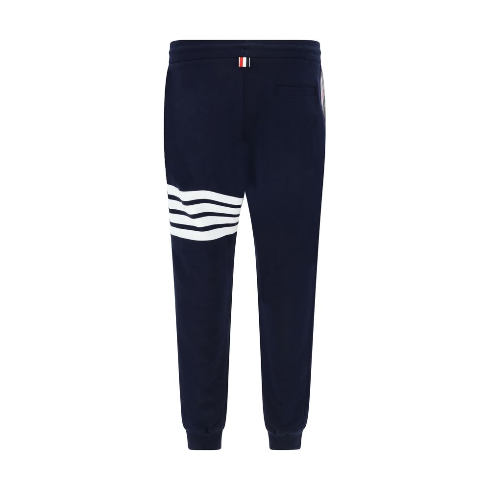 Thom Browne joggebukse i blå bomull (treningsbukse)