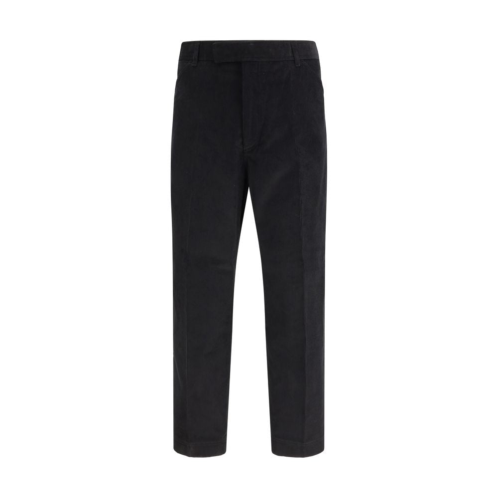 Thom Browne Svarte Chino-bukser i bomull