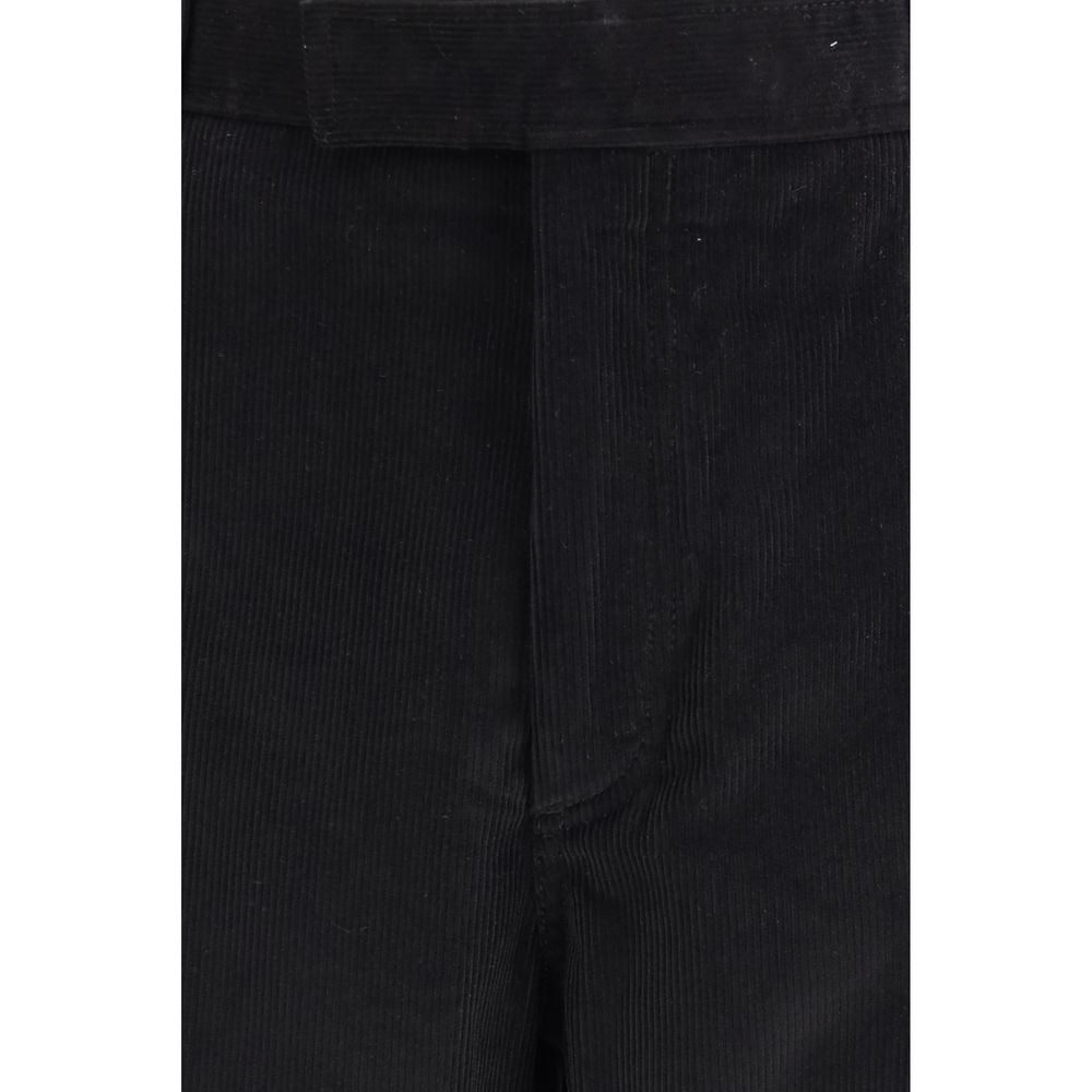 Thom Browne Svarte Chino-bukser i bomull