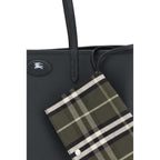 Burberry Black Calf Leather Bos Taurus Shoulder Bag