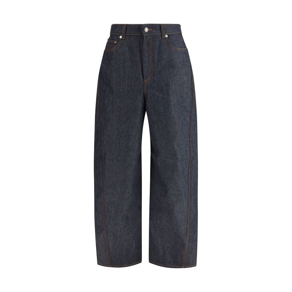 Givenchy Blå Bomullsjeans Denim